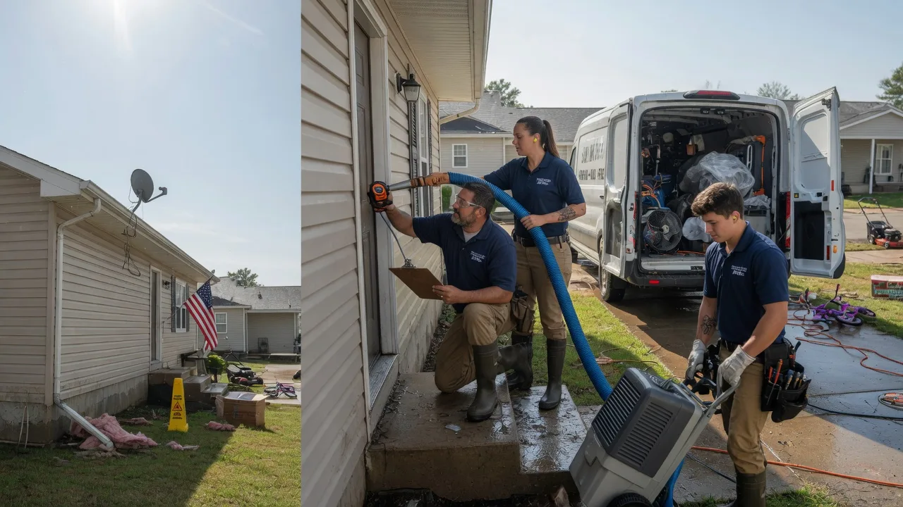 Ceiling Water Damage Restoration in Doddridge, AR near me